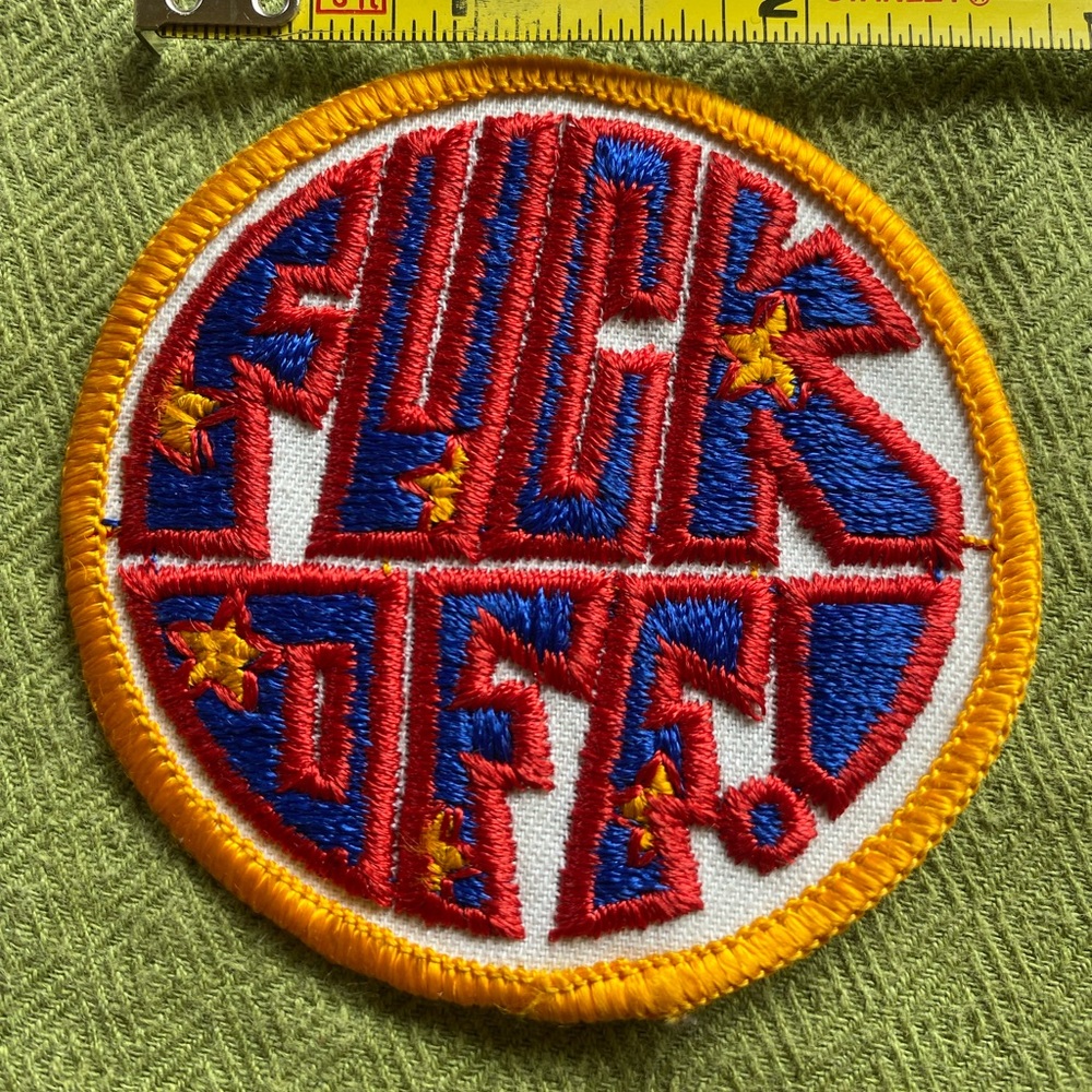 Brand New Vintage FU** OFF patch